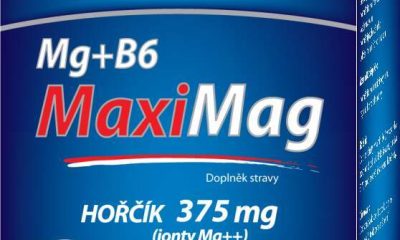 MaxiMag Hořčík 375mg+B6 50 tobolek