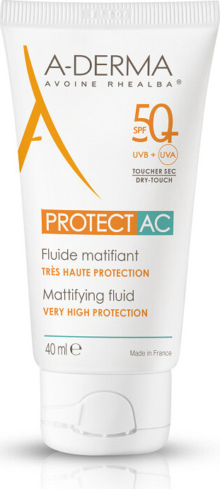 A-DERMA Protect AC Zmatňující fluid SPF50+ 40ml