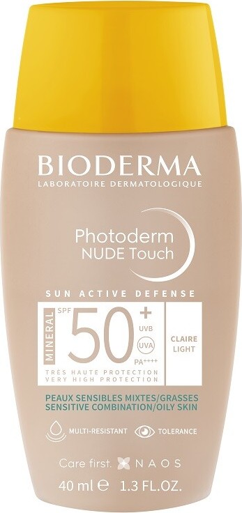 BIODERMA Photoderm NUDE Touch MINERAL make-up světlý SPF 50+ 40 ml