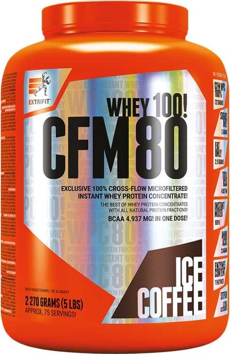 Extrifit CFM Instant Whey 80 2270 g ledová káva