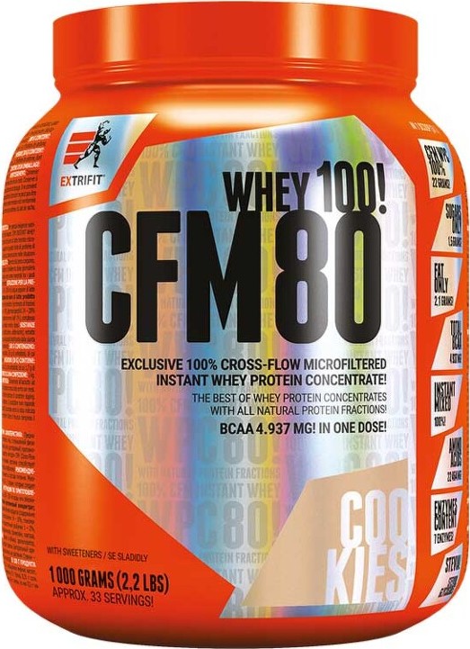 Extrifit CFM Instant Whey 80 1000 g cookies