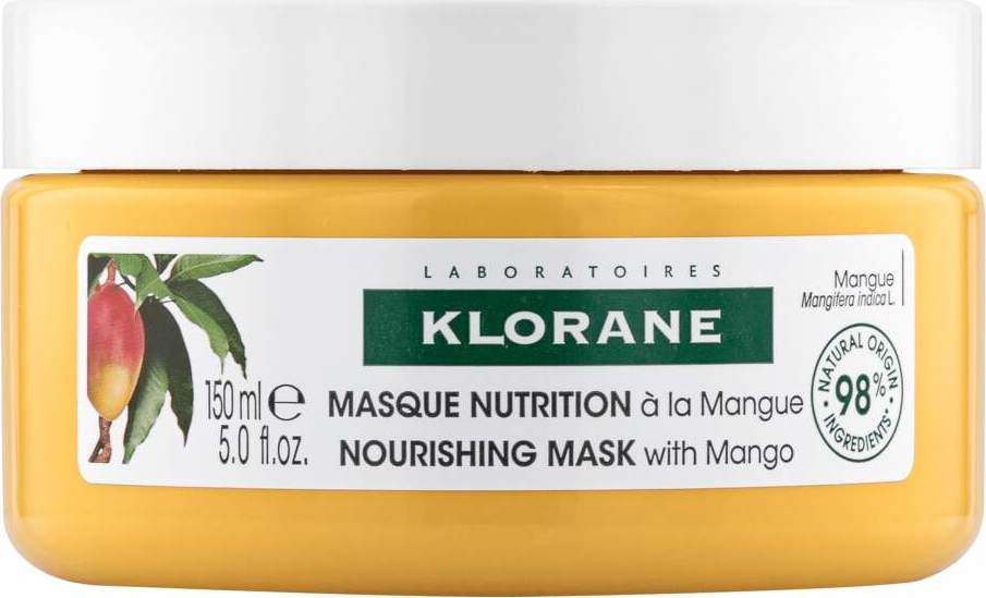 KLORANE Maska mango na suché vlasy 150ml