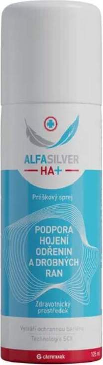 Alfasilver HA+ práškový sprej 125ml