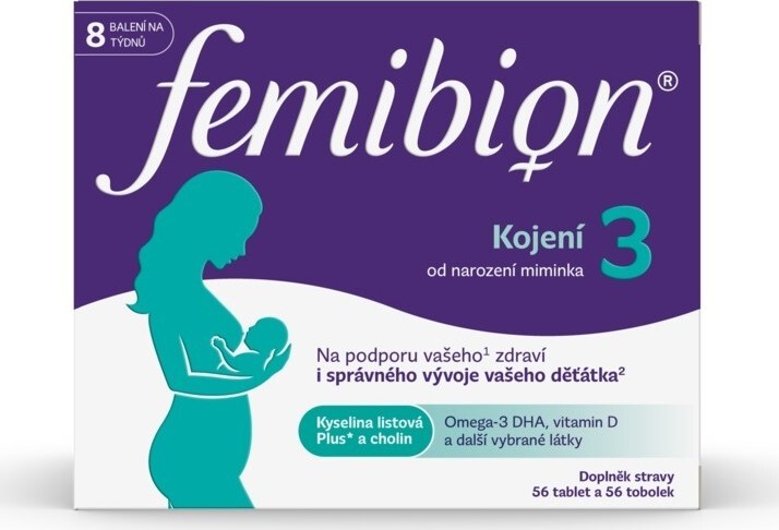 Femibion 3 Kojení 56 tablet + 56 tablet