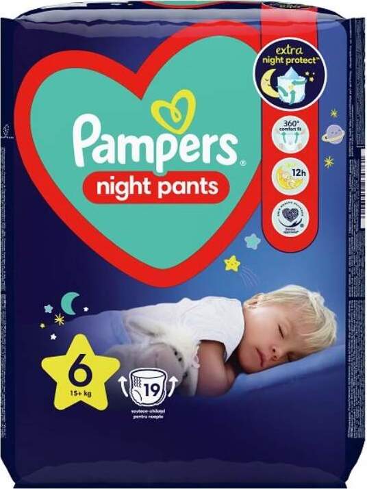 Pampers Night Pants 6 19 ks