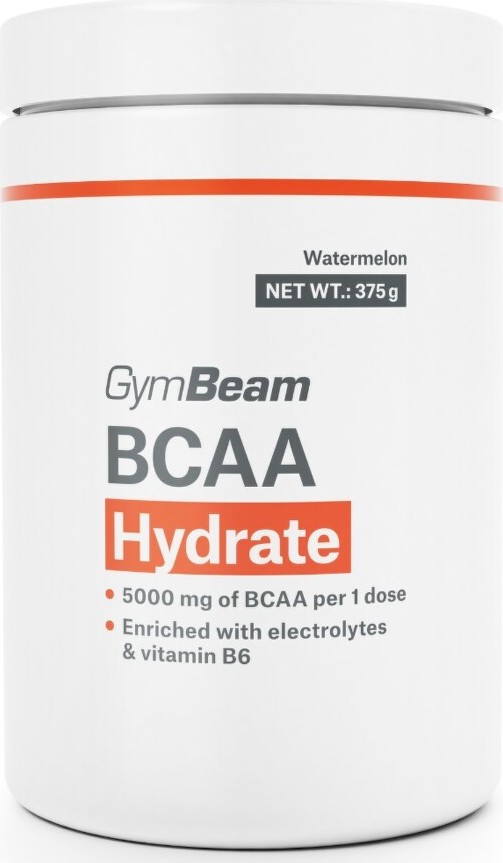 GymBeam BCAA Hydrate Watermelon 375g