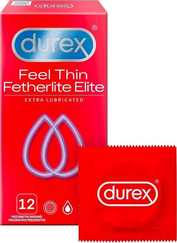 DUREX Feel Thin Extra Lubricated prezervativ 12ks